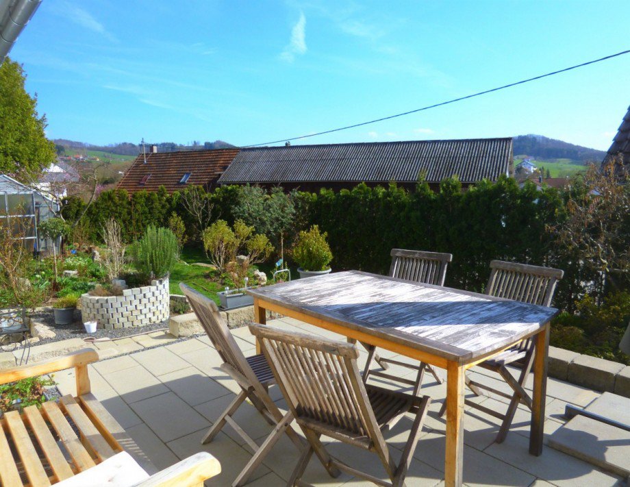 Terrasse Zweifamilienhaus Ottenbach