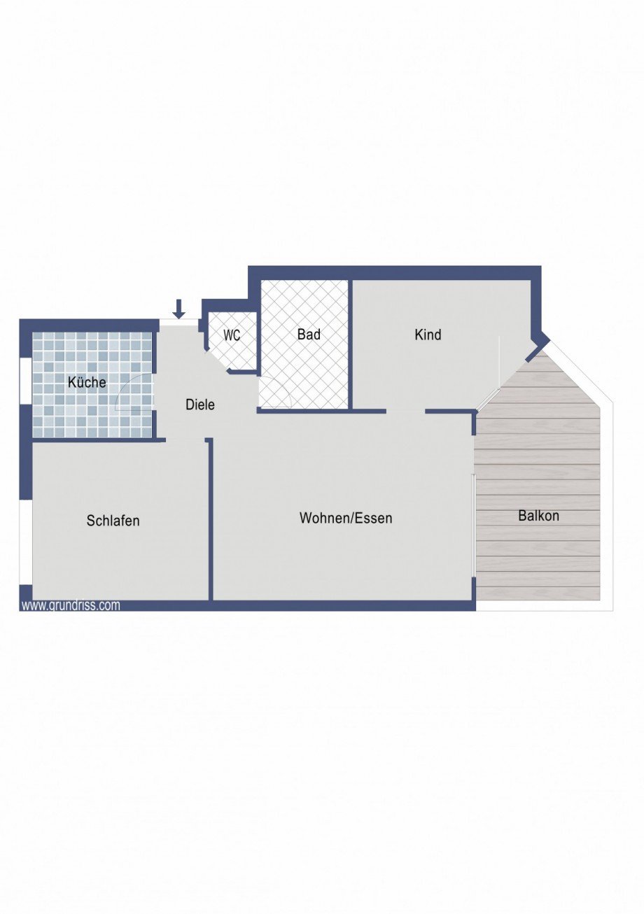 Grundriss Etagenwohnung Salach