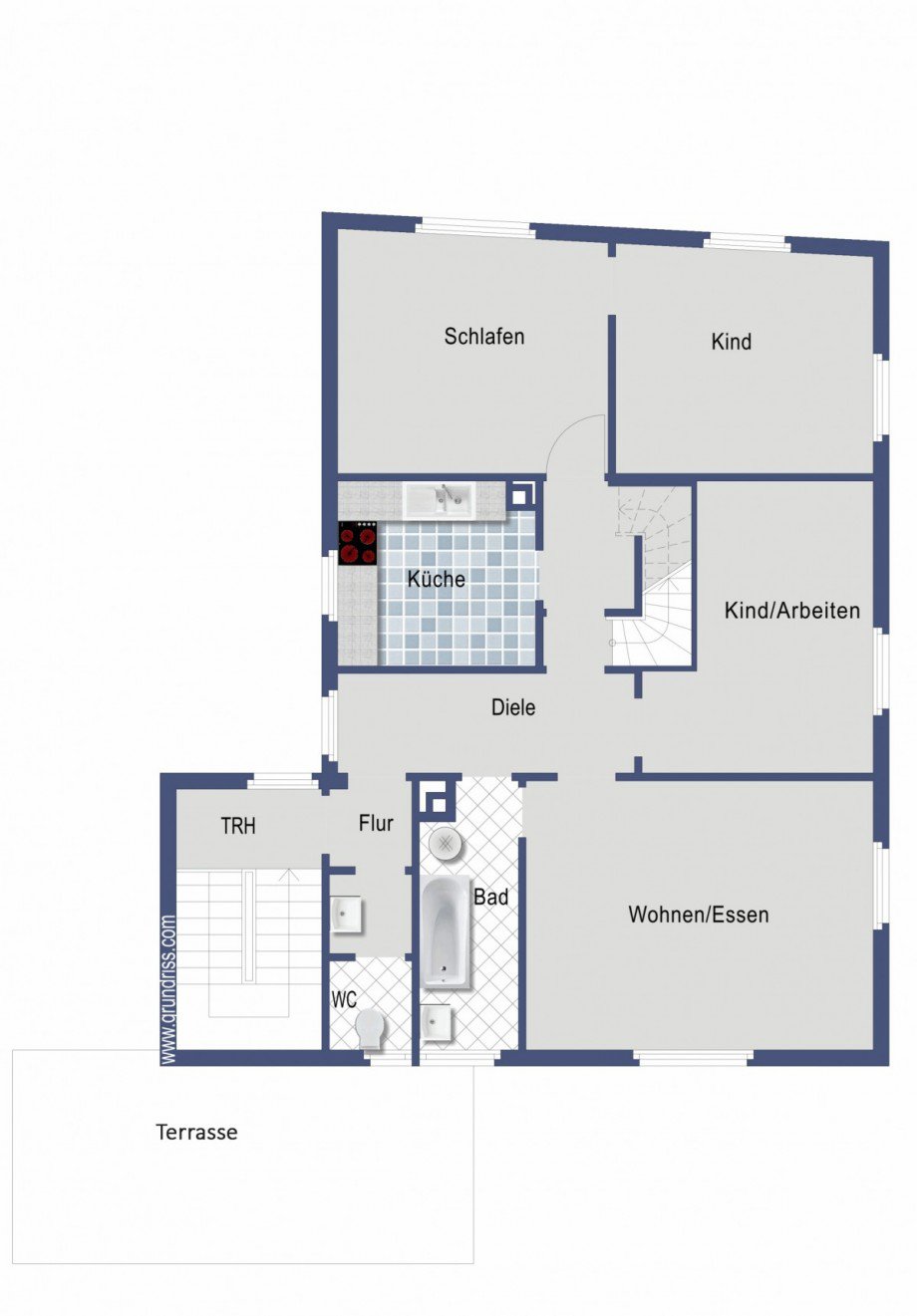 Obergeschoss Zweifamilienhaus Salach