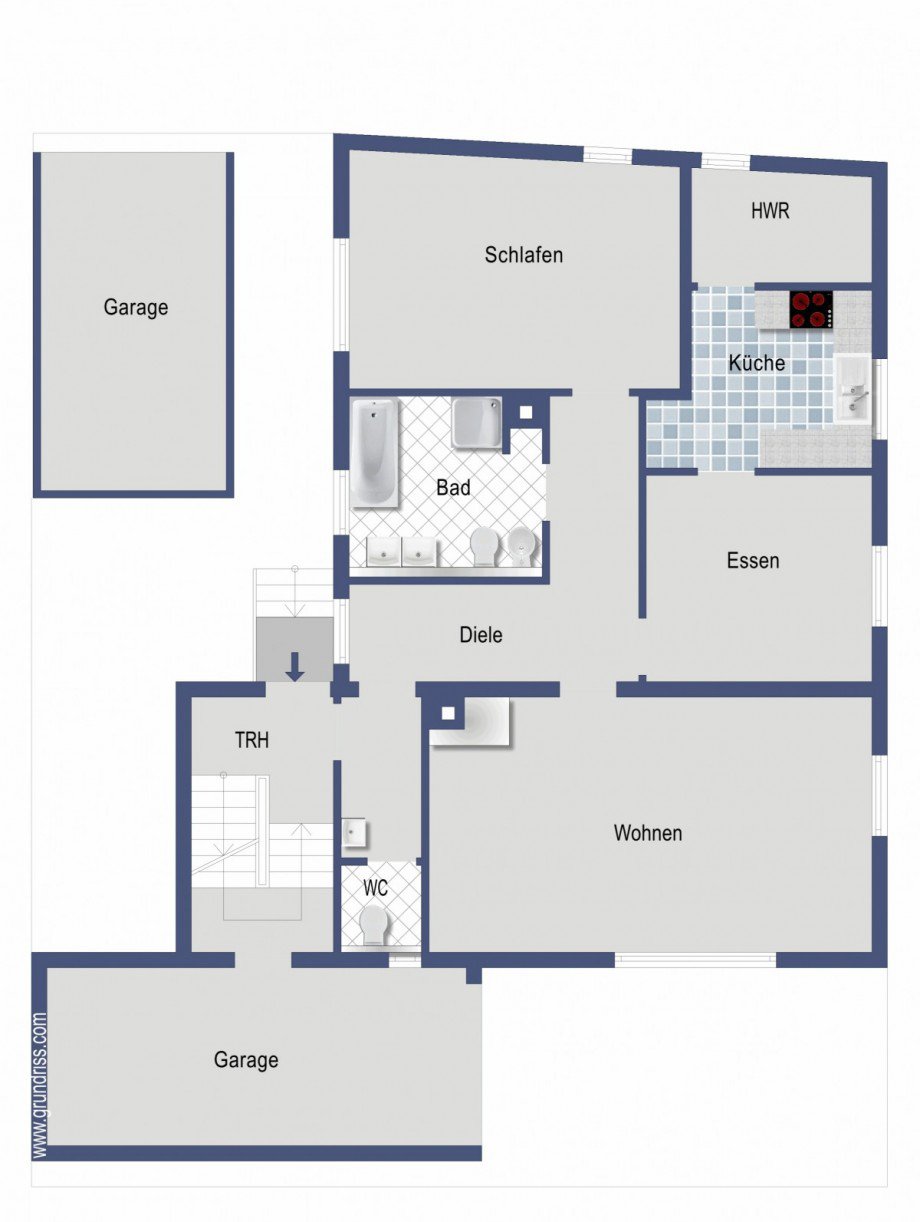 Erdgeschoss Zweifamilienhaus Salach