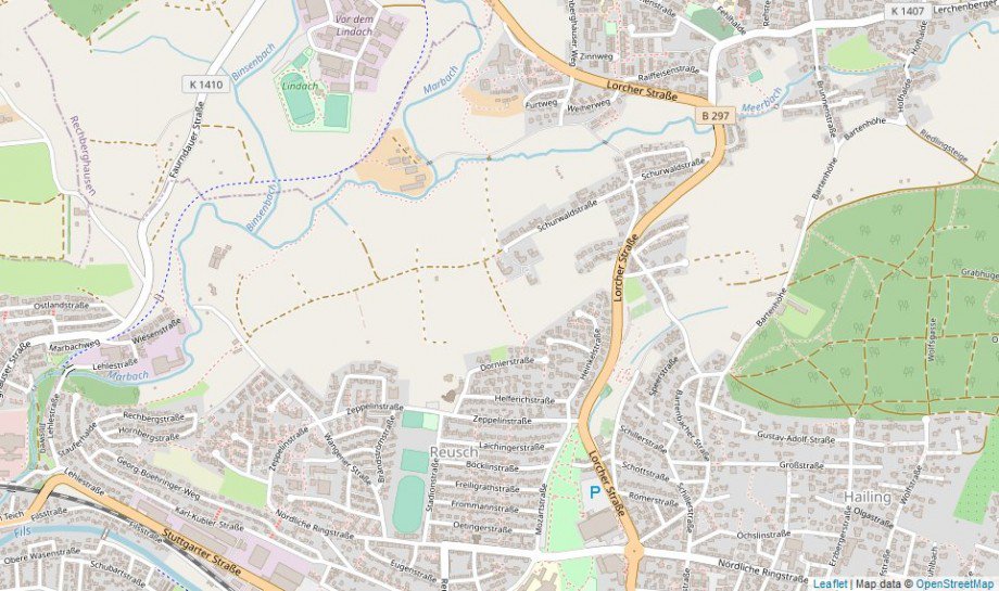 Lageplan Dachgeschosswohnung G�ppingen-Bartenbach
