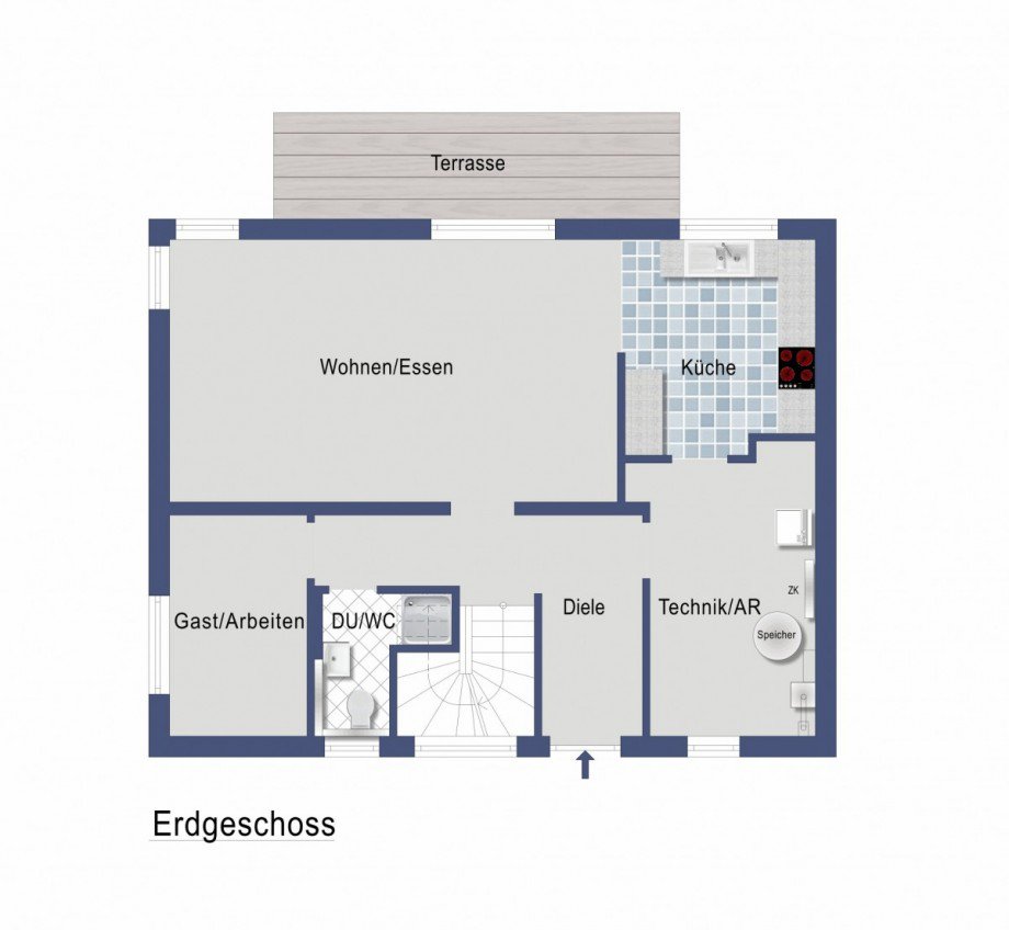 Erdgeschoss Einfamilienhaus Eislingen
