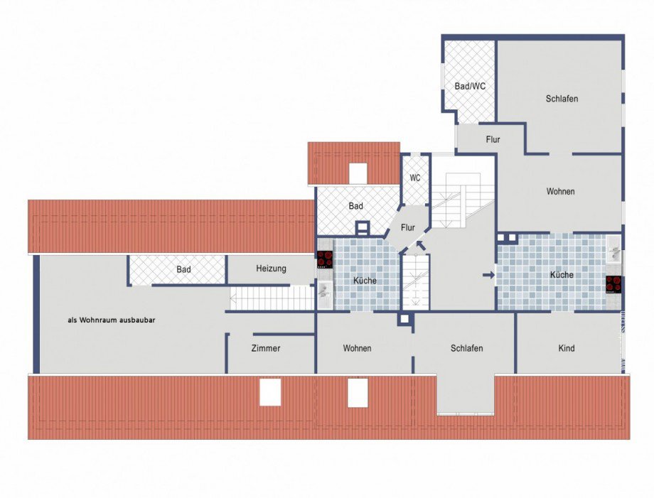 Dachgeschoss Mehrfamilienhaus Salach