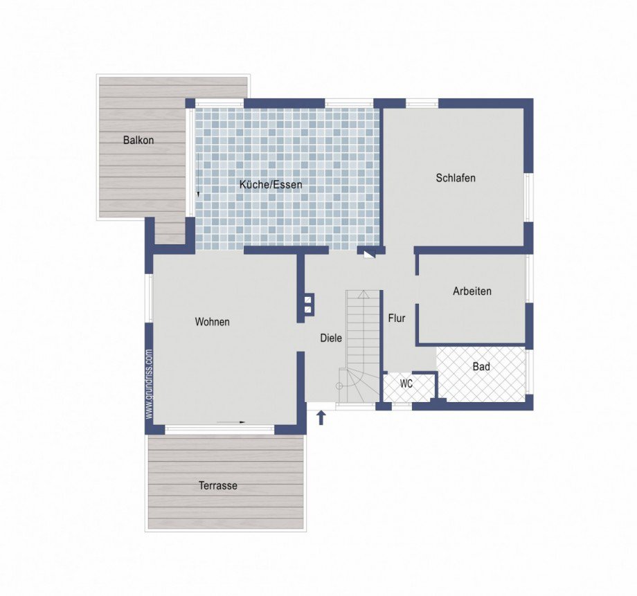 Erdgeschoss Mehrfamilienhaus T�bingen
