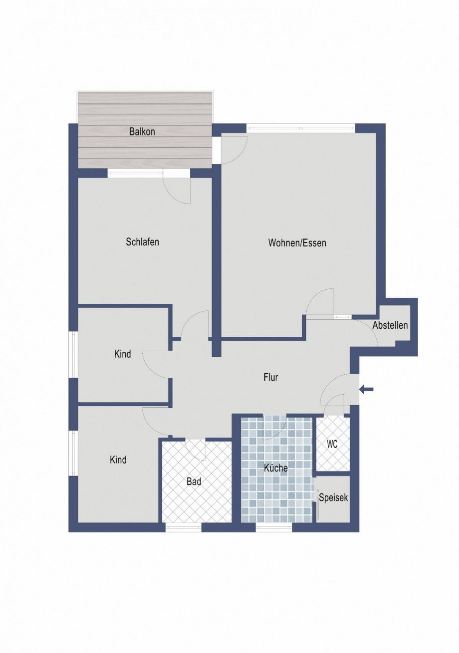  Erdgeschosswohnung S��en