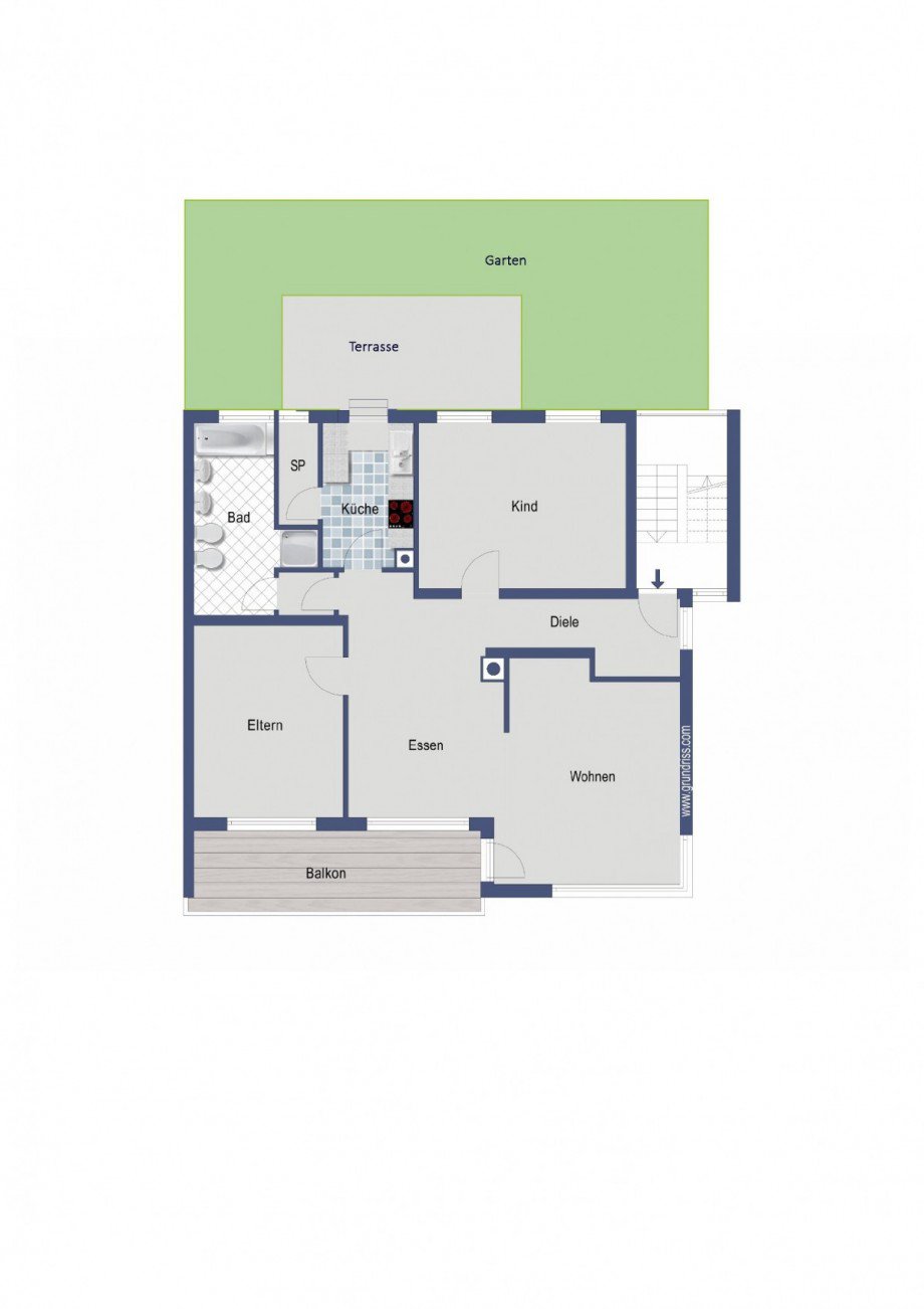  Etagenwohnung Salach