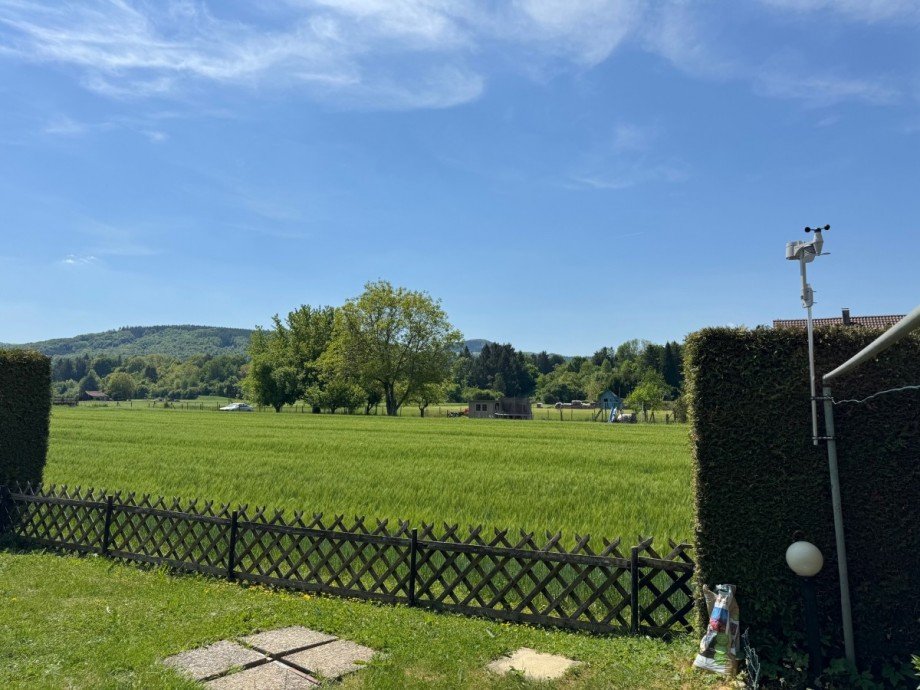 Garten und Ausblick Einfamilienhaus S��en