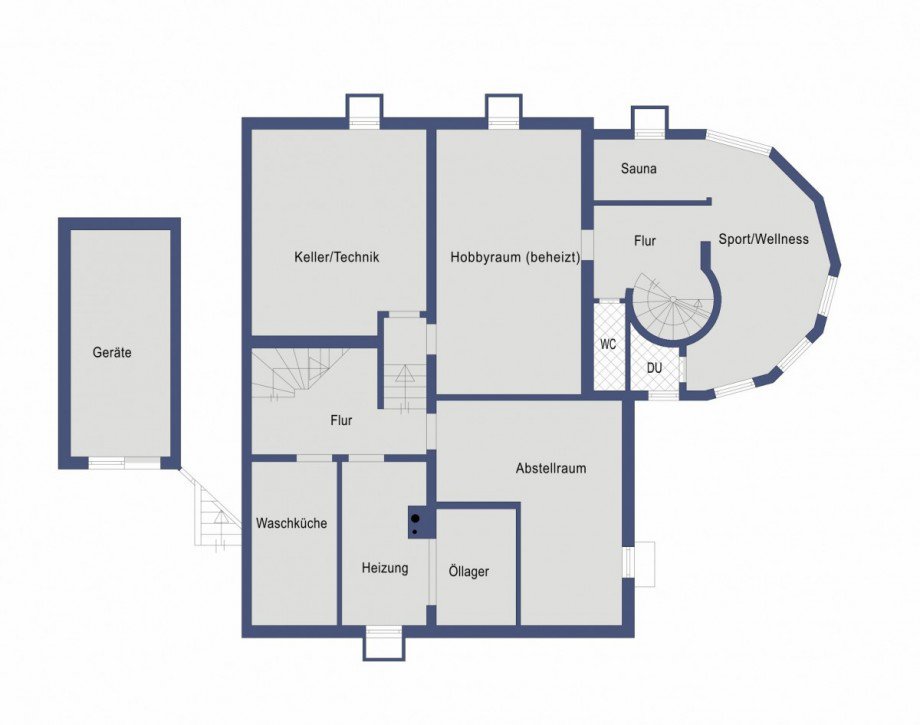 Untergeschoss Einfamilienhaus Lauterstein-Nenningen