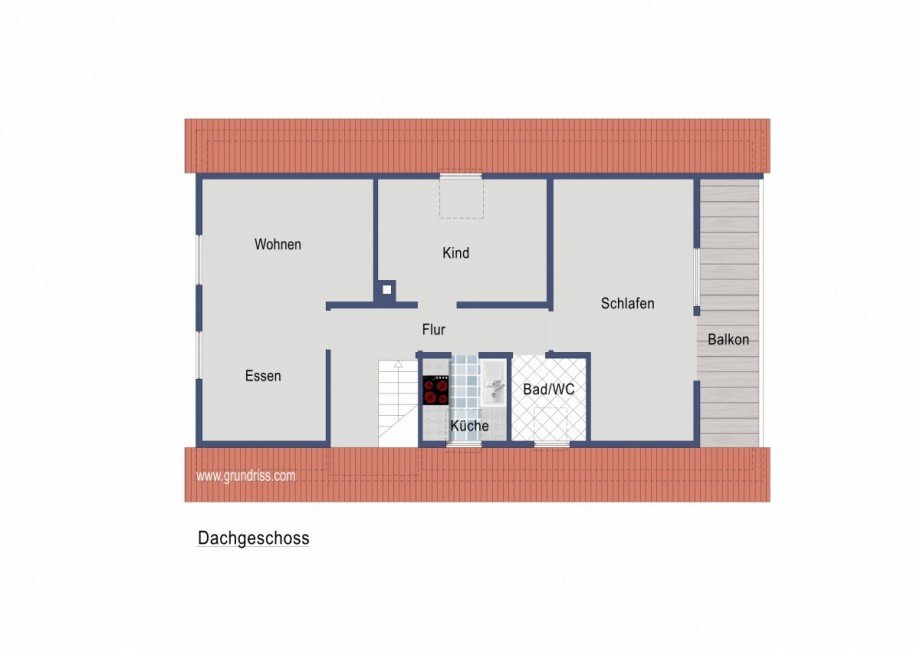 Dachgeschoss Einfamilienhaus Salach
