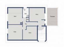Dachgeschoss Ein tolles Familienheim mit Garten!