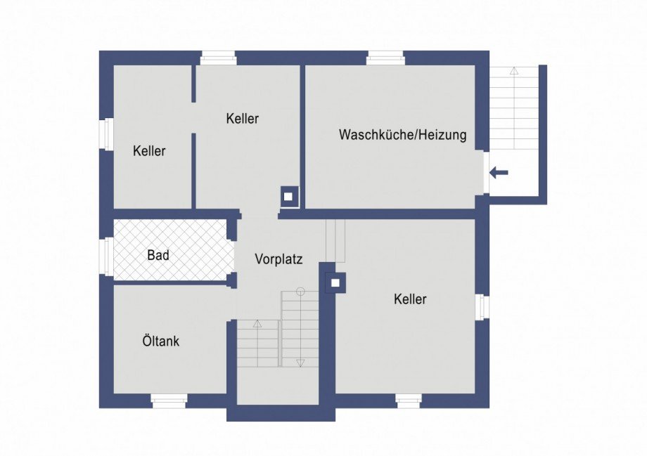 Untergeschoss Mehrfamilienhaus Salach