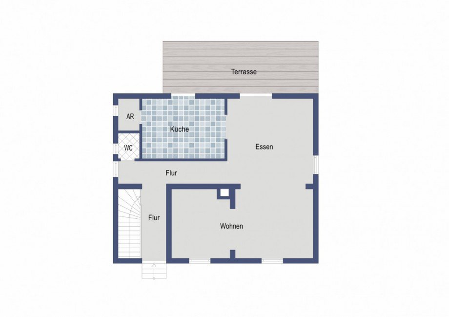 Erdgeschoss Einfamilienhaus Heiningen