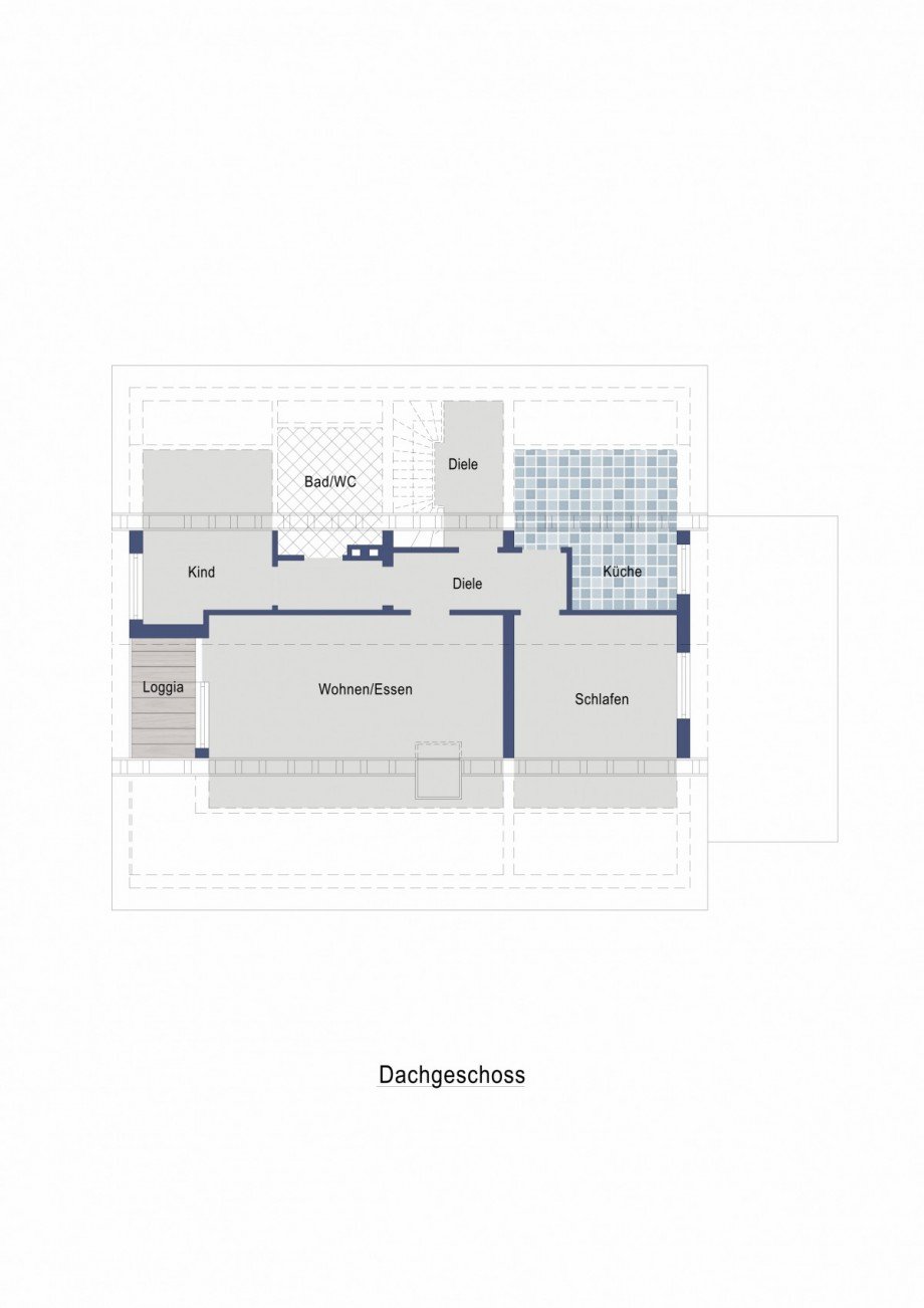 Dachgeschoss Zweifamilienhaus S��en