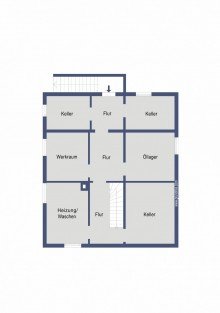 Untergeschoss Freistehendes Einfamilienhaus mit herrlicher Aussicht und sch�nem Garten!