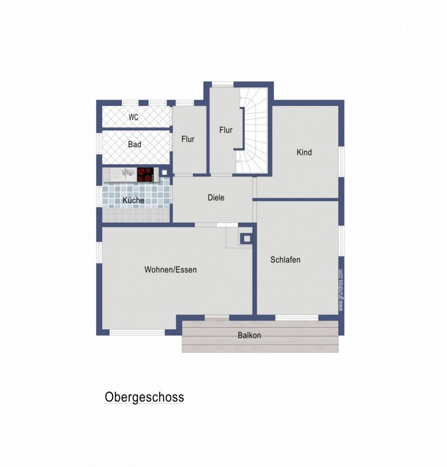 Obergeschoss Mehrfamilienhaus Salach