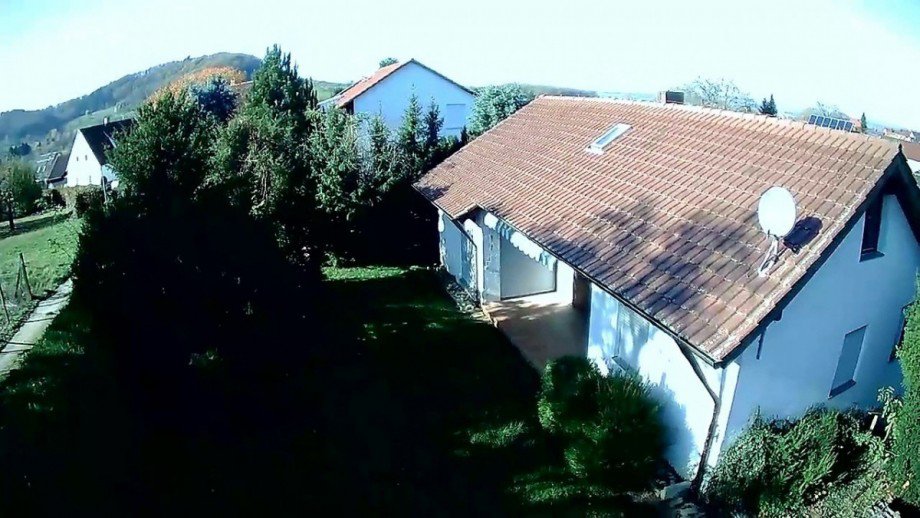 Luftansicht Einfamilienhaus Schlat