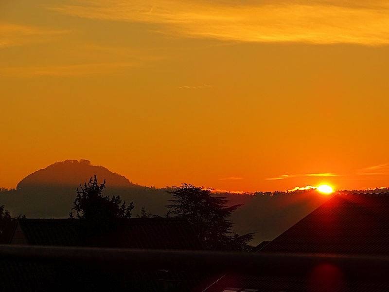 Sonnenaufgang Terrassenwohnung Eislingen