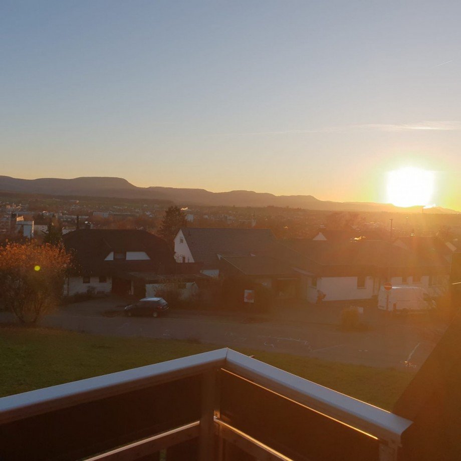 Sonnenuntergang Dachgeschosswohnung Eislingen