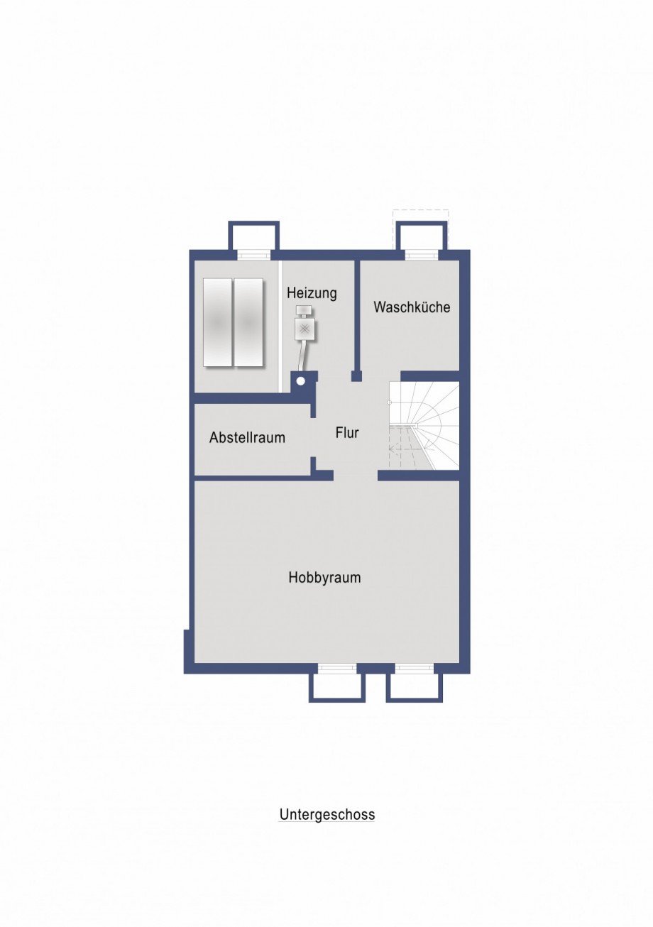 Untergeschoss Reihenhaus Ebersbach an der Fils