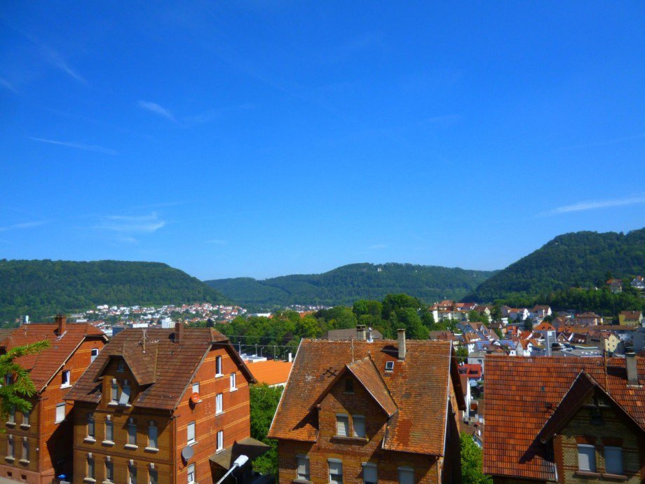Ausblick Terrassenwohnung Geislingen