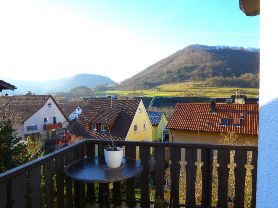 Ausblick vom Balkon Einfamilienhaus Bad �berkingen
