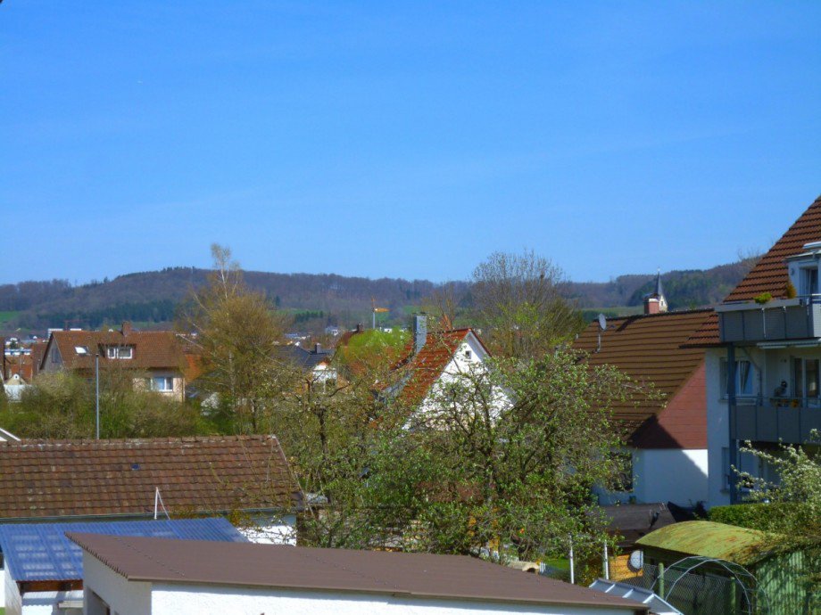 Ausblick vom Balkon Mehrfamilienhaus Salach