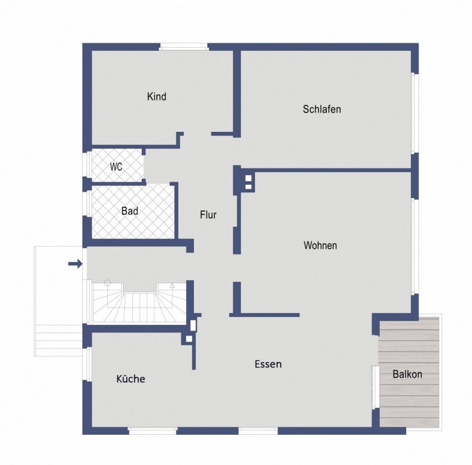 Erdgeschoss Zweifamilienhaus B�hmenkirch