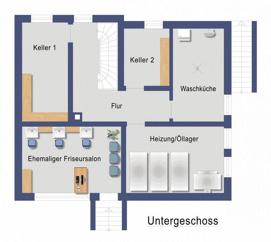 Untergeschoss Zweifamilienhaus Donzdorf