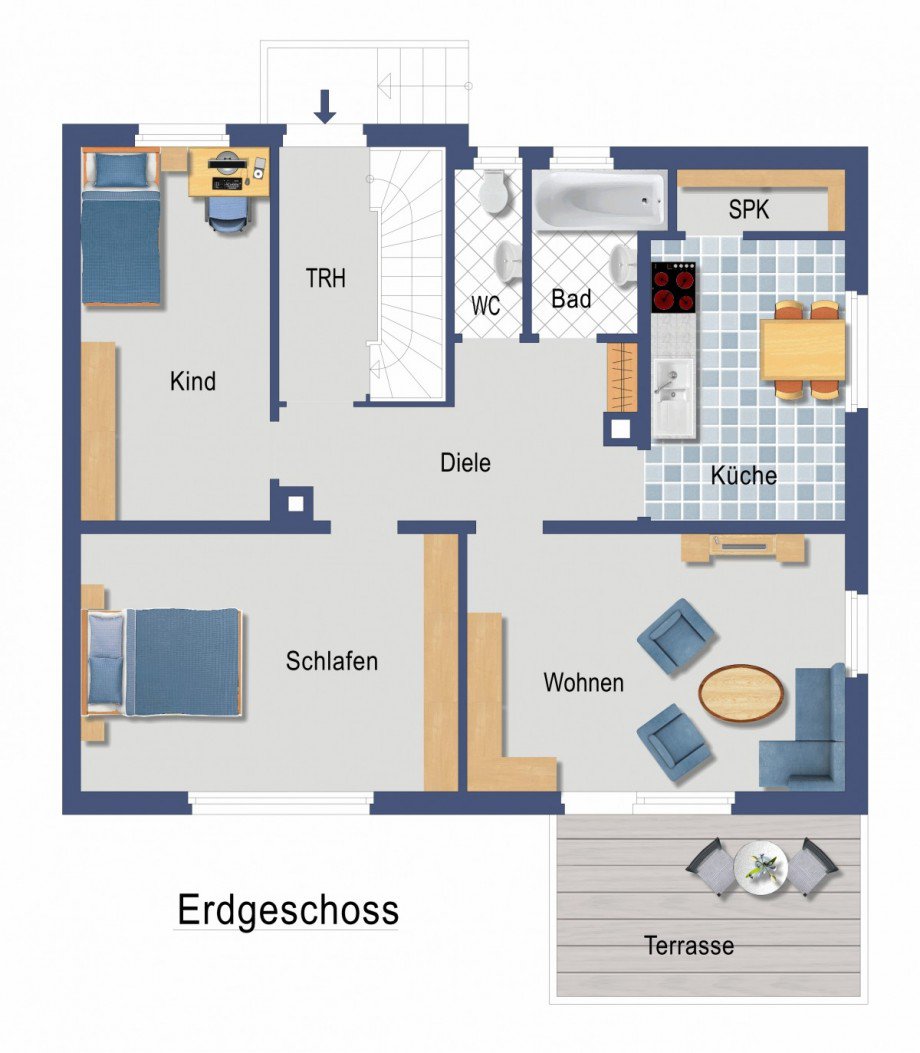 Erdgeschoss Zweifamilienhaus Donzdorf
