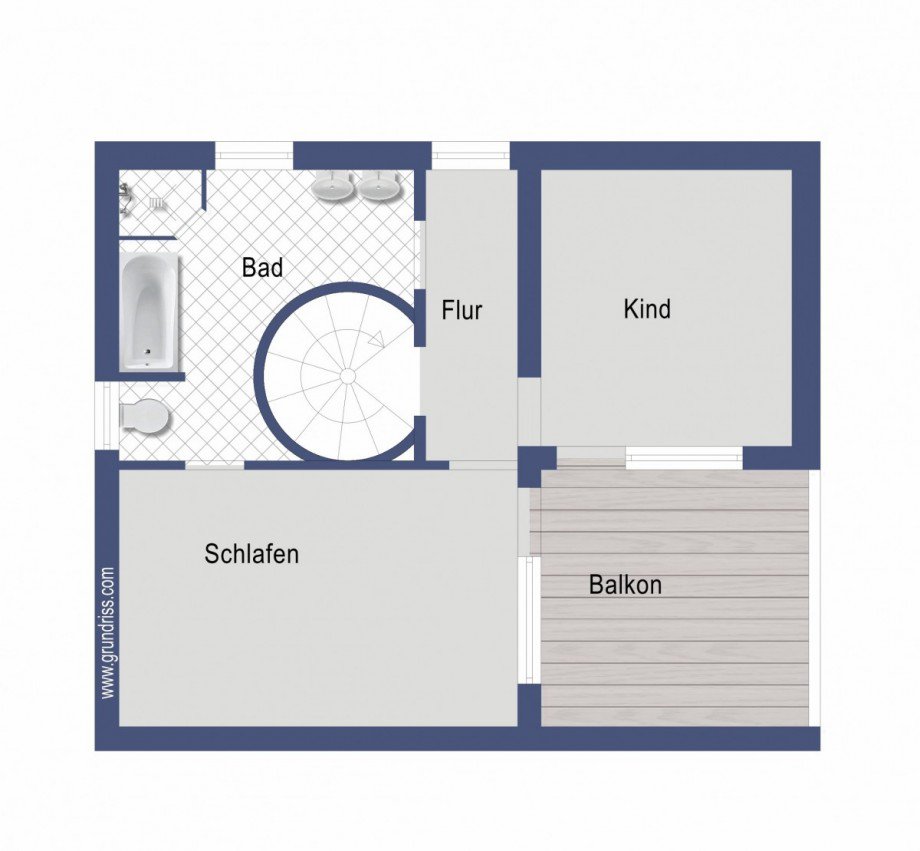 2. Obergeschoss Terrassenwohnung Eislingen