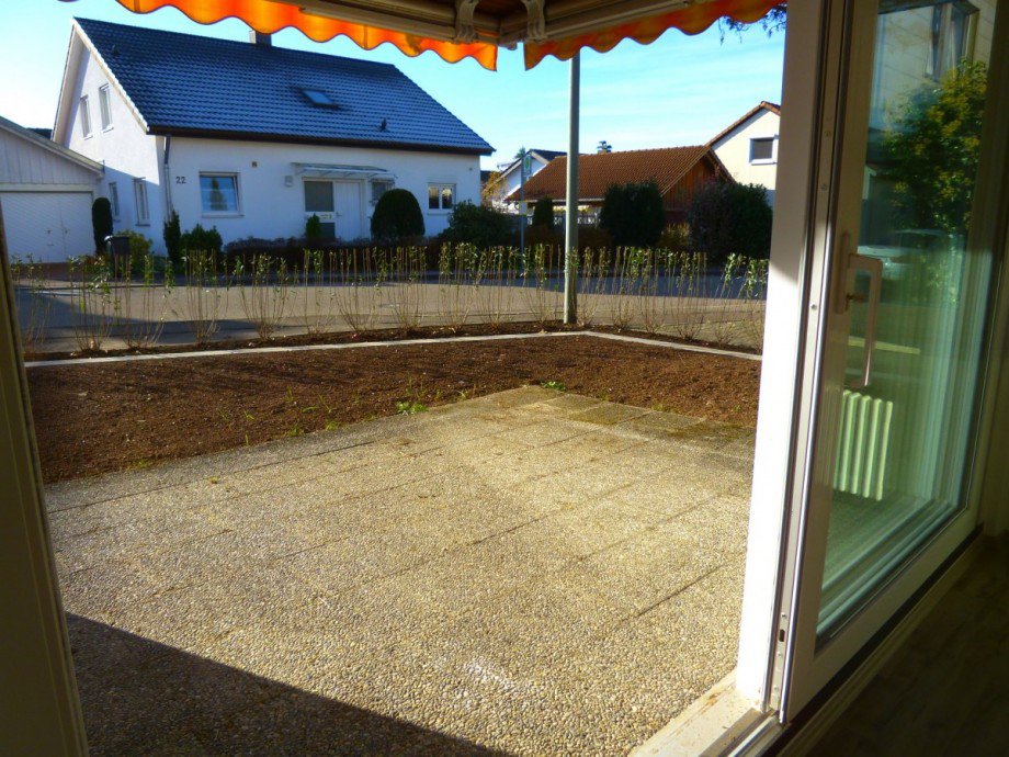 Terrasse Gartengeschoss Zweifamilienhaus Salach