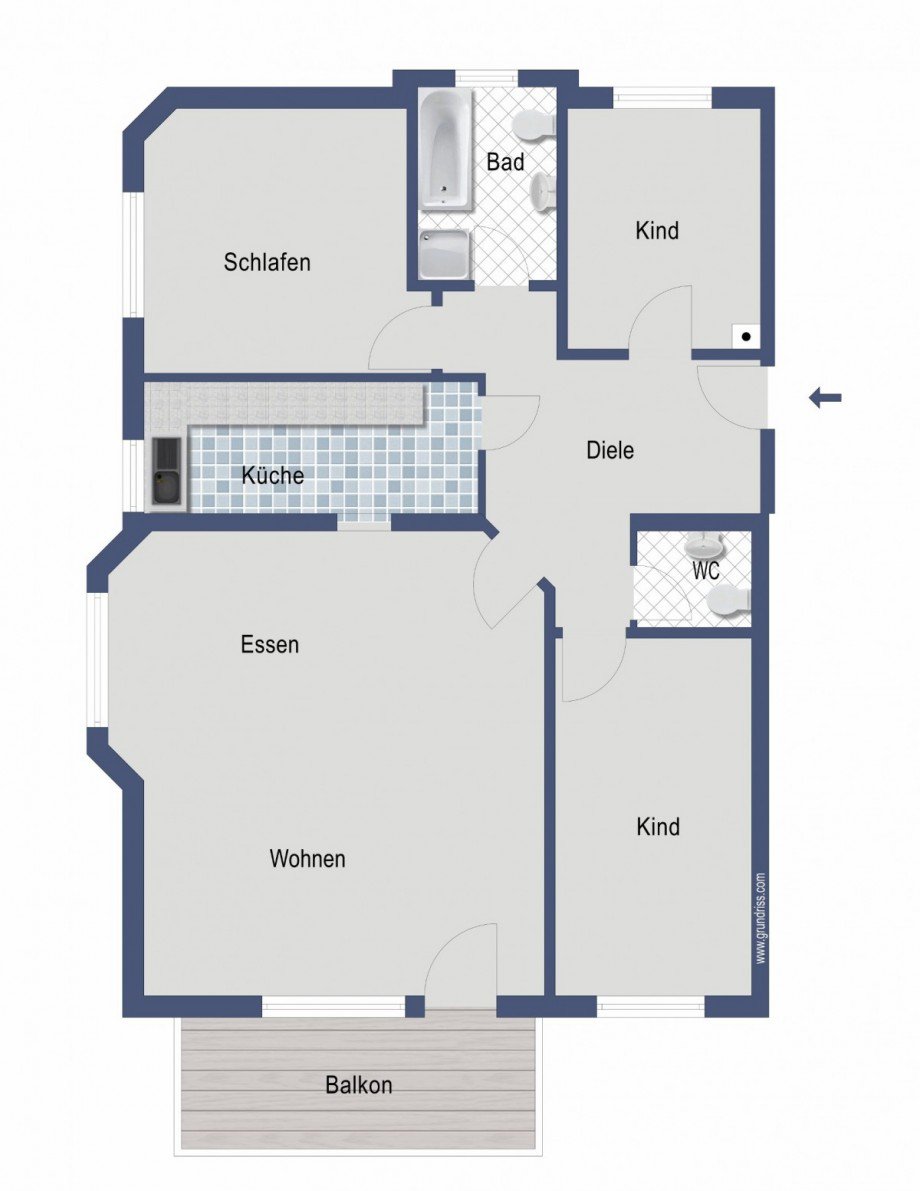 Grundriss Wohnung Salach