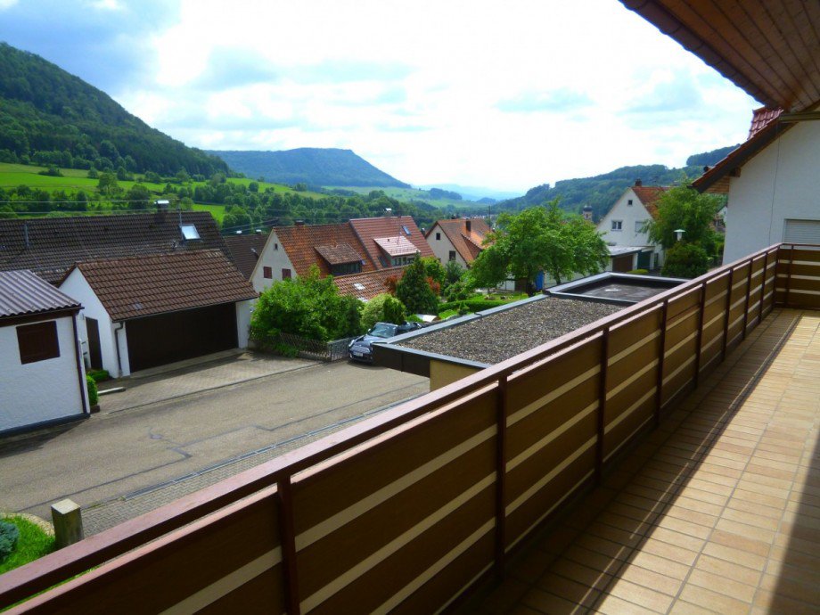 Blick vom Balkon Einfamilienhaus Lauterstein-Nenningen