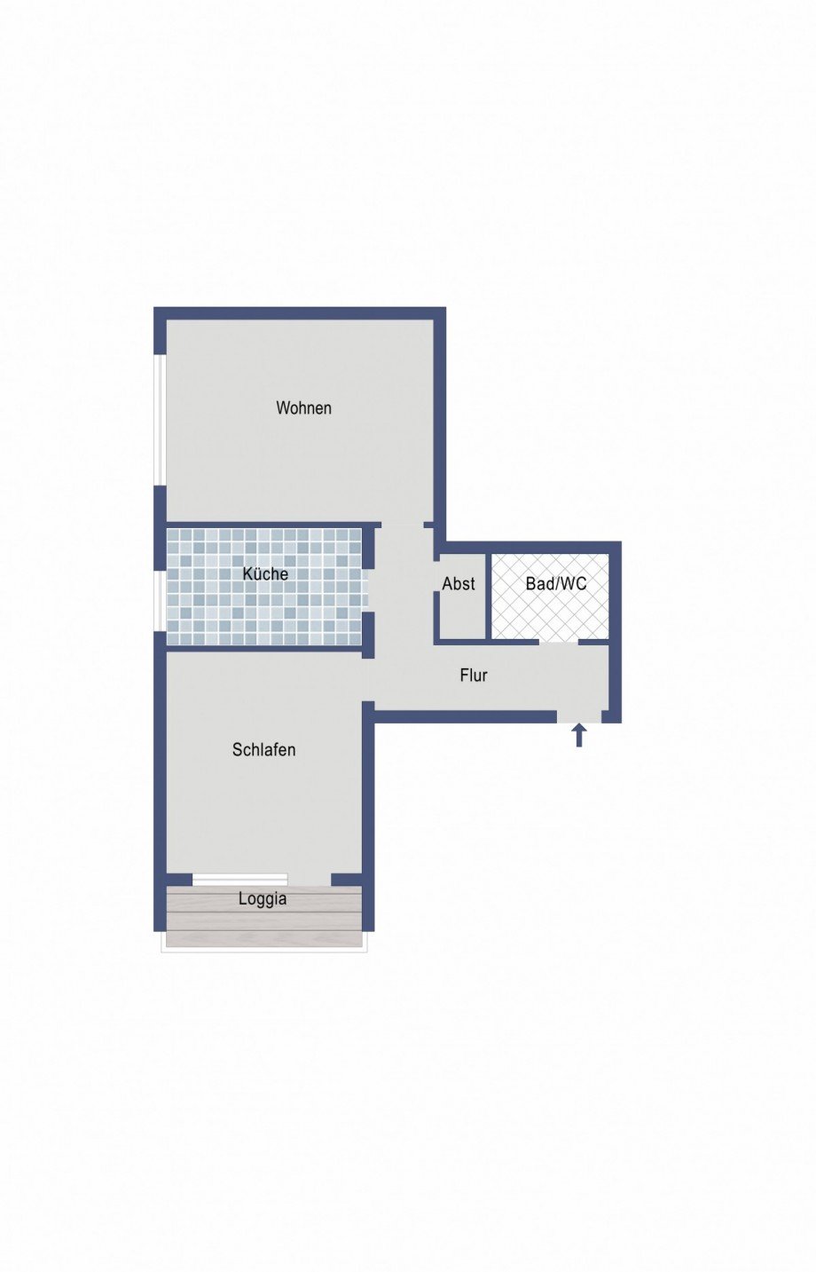Grundriss Erdgeschosswohnung Eislingen/Fils