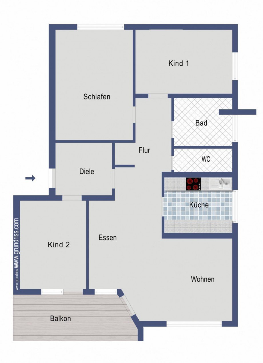  Dachgeschosswohnung Heiningen