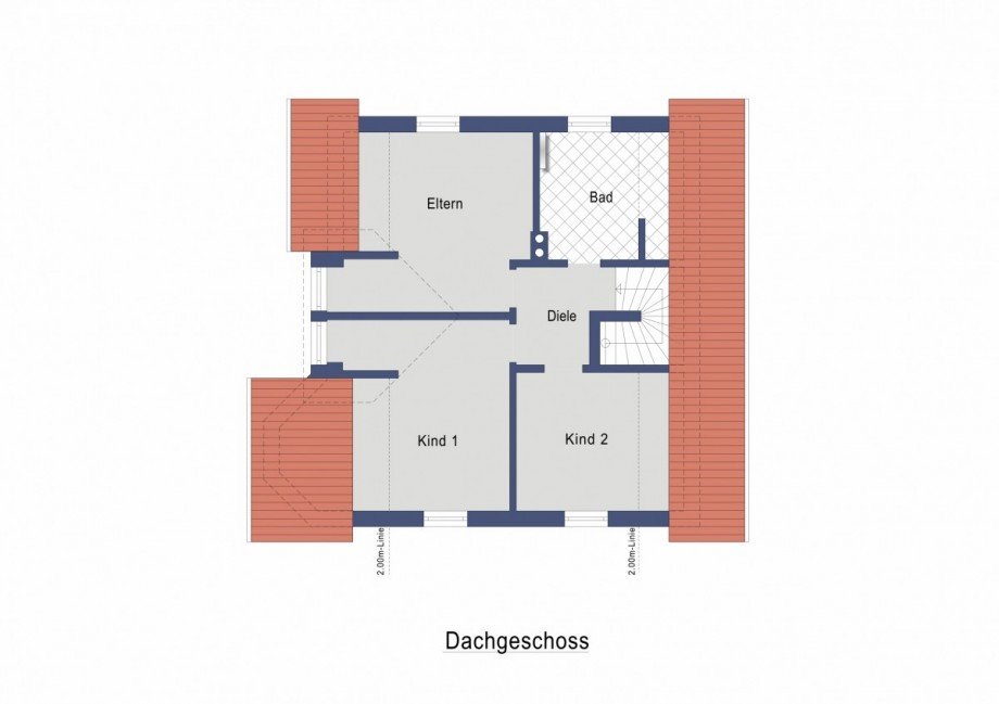 Dachgeschoss Einfamilienhaus Salach