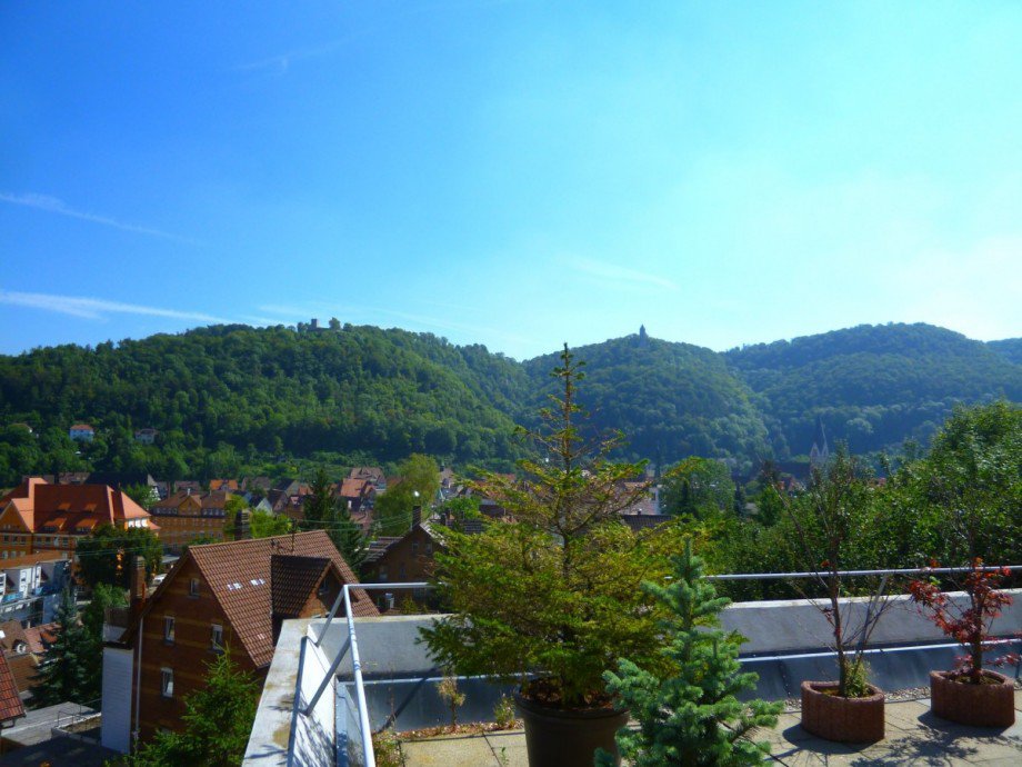 Ausblick Terrassenwohnung Geislingen