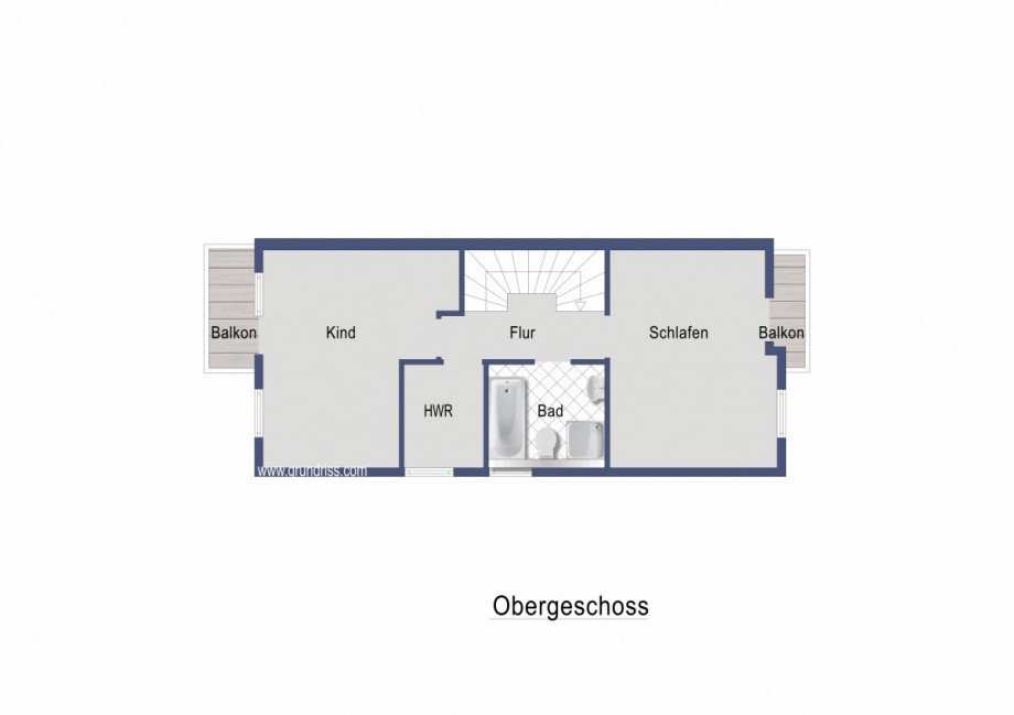 Obergeschoss Reiheneckhaus G�ppingen