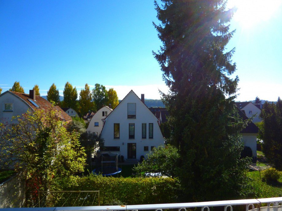 Ausblick vom Balkon Mehrfamilienhaus G�ppingen