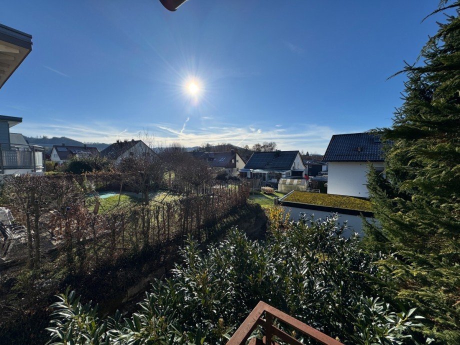 Ausblick Zweifamilienhaus Ottenbach