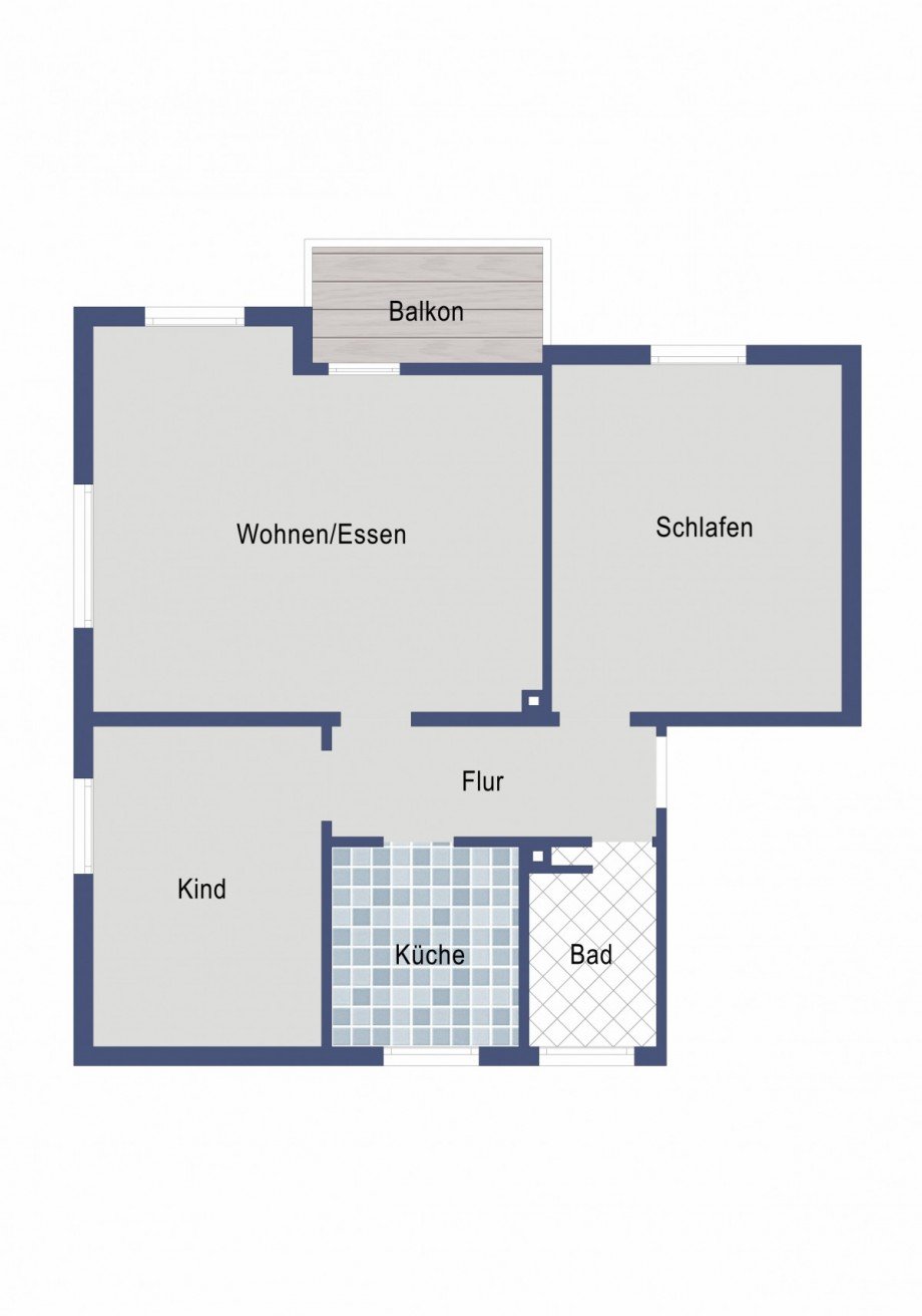 Grundriss Etagenwohnung Salach