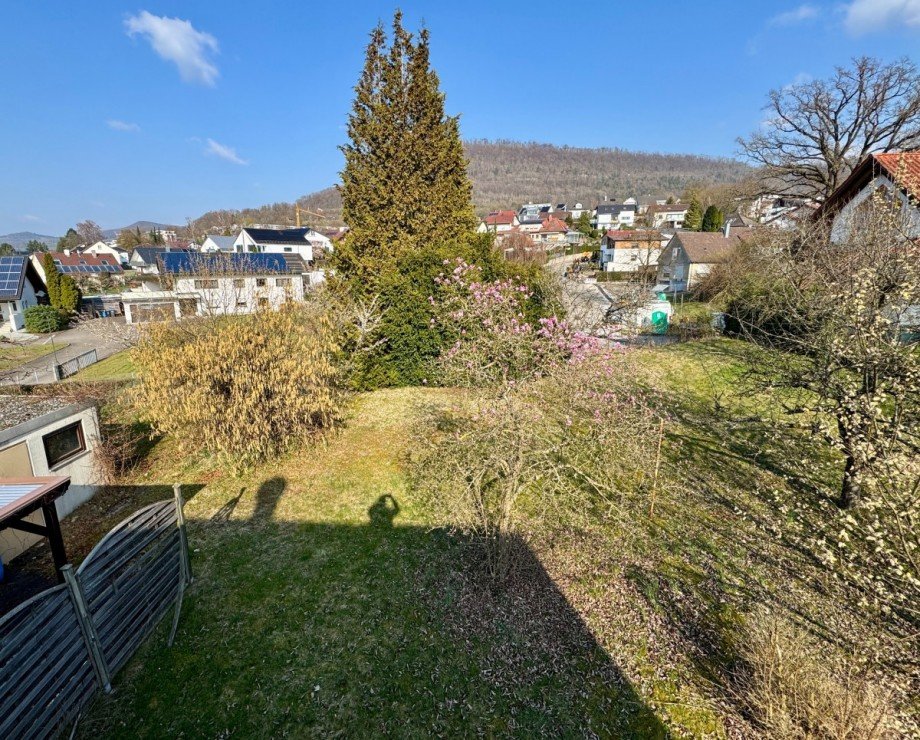 Blick auf den Bauplatz Wohngrundst�ck Donzdorf