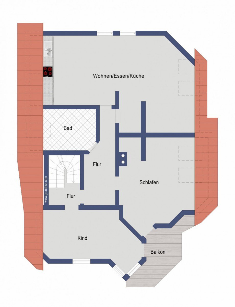 Dachgeschoss Zweifamilienhaus Ottenbach