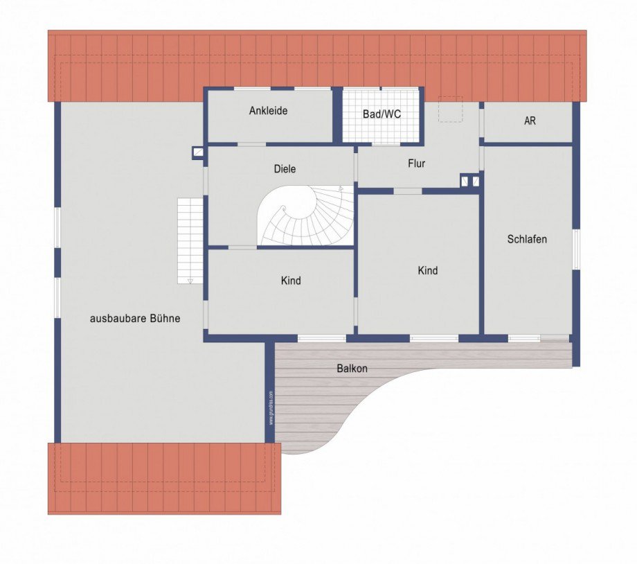Dachgeschoss Einfamilienhaus Salach