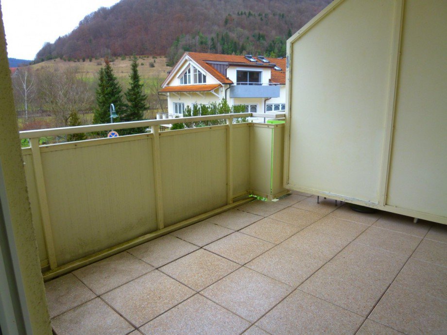Balkon Erdgeschosswohnung Bad Ditzenbach