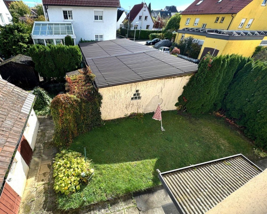 Ausblick Garten Mehrfamilienhaus Salach