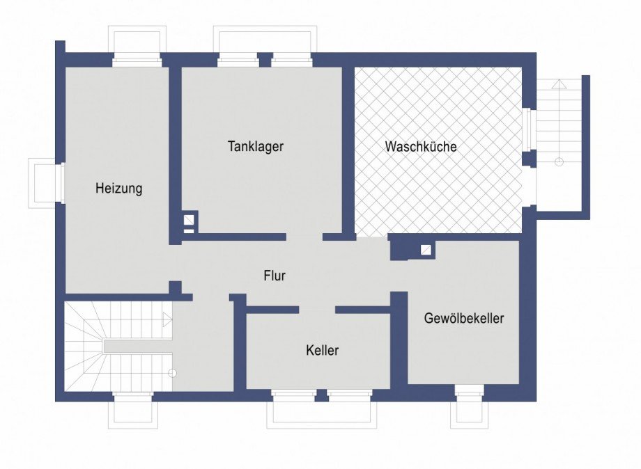Untergeschoss Mehrfamilienhaus Eislingen/Fils