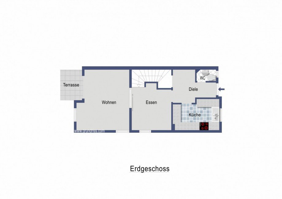 Erdgeschoss Reiheneckhaus G�ppingen
