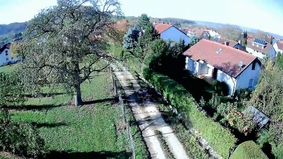 Luftansicht Einfamilienhaus Schlat