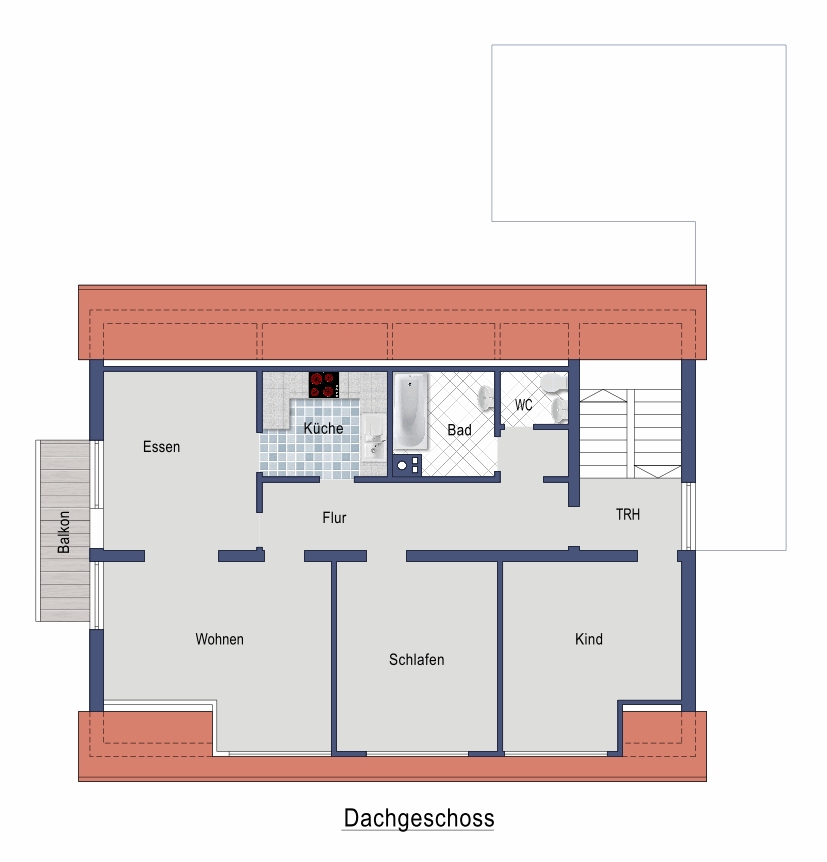 Dachgeschoss Zweifamilienhaus Blaubeuren